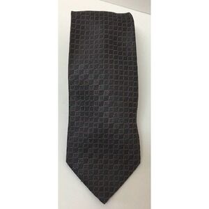 COMPAGNIA DELLA SETA Silk Men's Tie Made in Italy Gray Red Retro Style